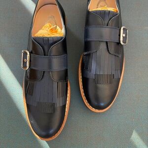 TOD'S Platform Wingtip Oxford Loafer  SIZE 39